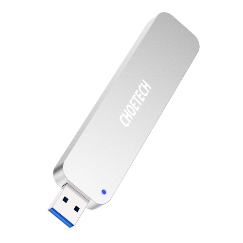 CHOETECH PC-HDE04 USB 3.0 Gen 2 To NVME M.2 SSD Aluminum Portable Hard Drive Case