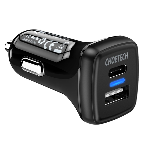 TC0005 36W Quick Charge 3.0 USB Type-C Car Charger