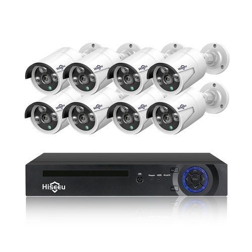 H5NVR-P8-612P 8CH 2MP/1080P PoE CCTV System (2TB HDD)