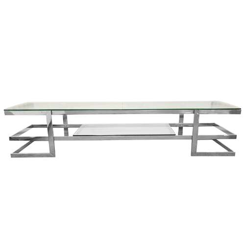 Aberdeen Alexa - Silver TV Unit