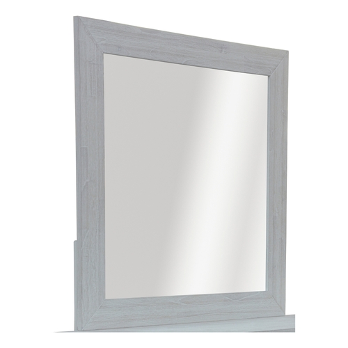 Dresser Mirror Vanity Dressing Table Solid Mindi Wood Frame White Wash