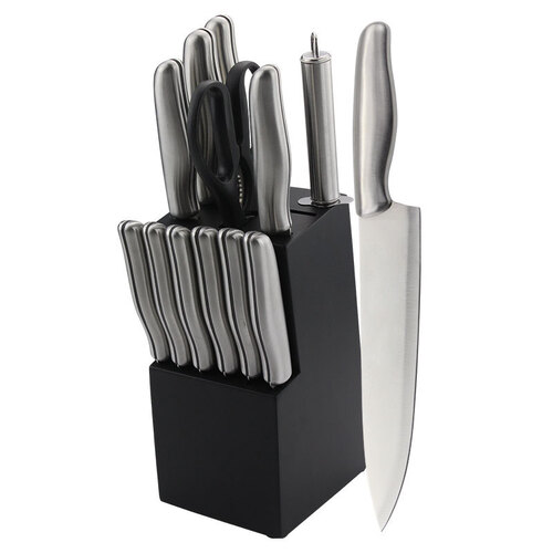 High-Carbon Stainless Steel 14-Piece Kitchen Knife Set Chefs Cooks Knives Knife Sharpening