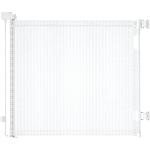 Retractable 1.5M Doorways Hallways Stairs Baby Gate Dog Pet Gate Indoor Outdoor Safety Gates White
