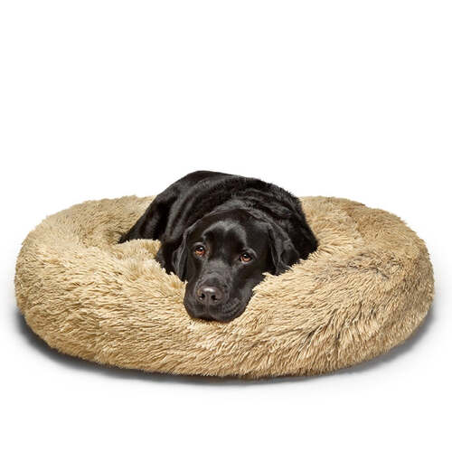 "Aussie" Calming Dog Bed - Large-Brindle - 100 cm