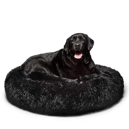 "Aussie" Calming Dog Bed - XL -Black - 115 cm