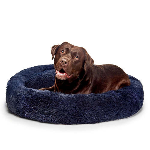 Calming Dog Bed  - Blue - 100 CM - Large