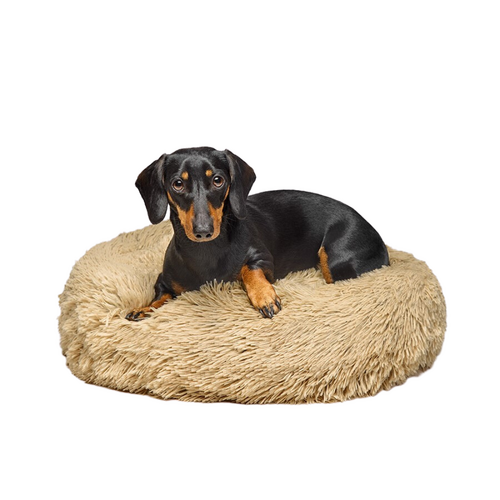 Calming Dog Bed  - Brindle - 60 CM - Small