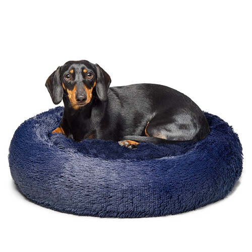 Calming Dog Bed  - Blue - 60 CM - Small