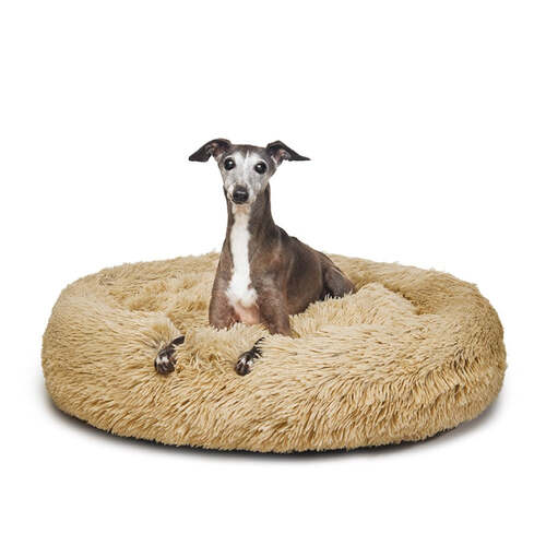 "Aussie" Calming Dog Bed - Medium - Brindle - 80 cm