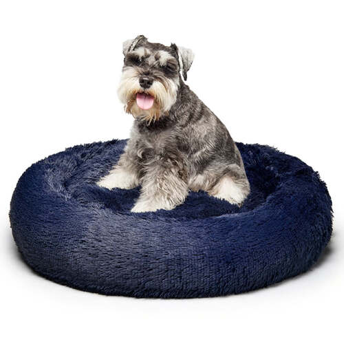 Calming Dog Bed  - Blue - 80 CM - Medium