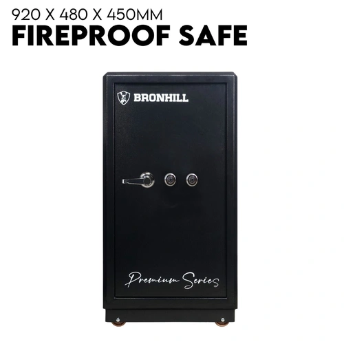 Electronic Digital Safe Box Fire Proof Safe Heavy Duty Key Lock Security 118L