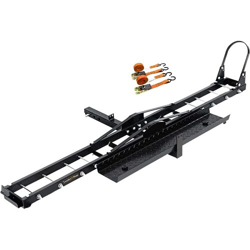 Motorcycle Motorbike Carrier Rack 2" Towbar Arm Rack Dirt Bike Ramp Steel