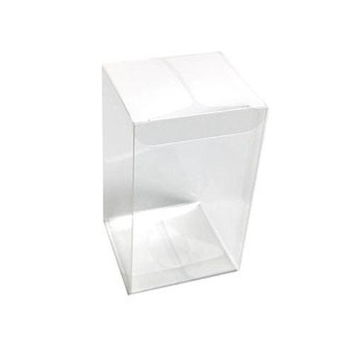 10 Pack of 8x8x10cm Clear PVC Plastic Folding Packaging Small rectangle/square Boxes for Wedding Jewelry Gift Party Favor Model Candy Chocolate Soap B