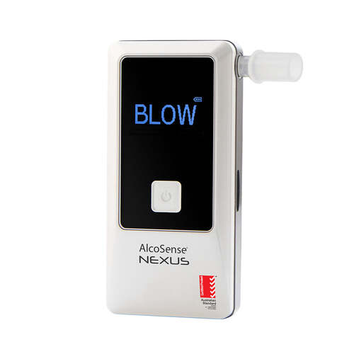 Alcosense Nexus Personal Breathalyser With Bluetooth Mobile App AS3547 Certified
