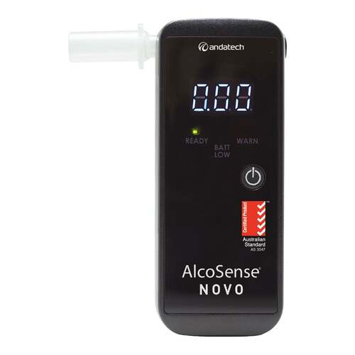Alcosense Novo Personal Breathalyser AS3547 Certified