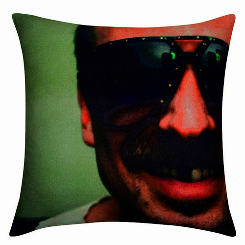 Blaze Toothless Dude Face with Sunglasses Cushion Cover