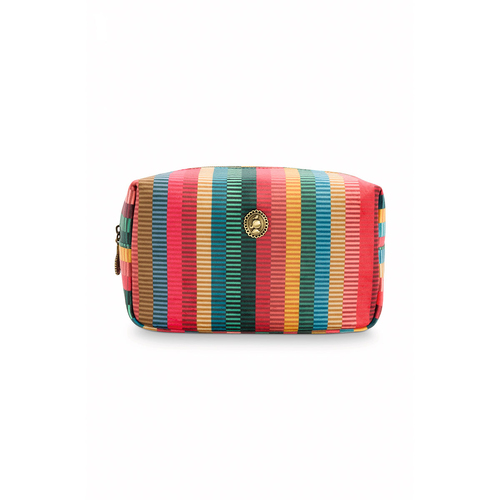 PIP Studio Velvet Jacquard Stripe Small Square Cosmetic Bag