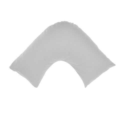 300TC Cotton V Shape Pillowcase Silver
