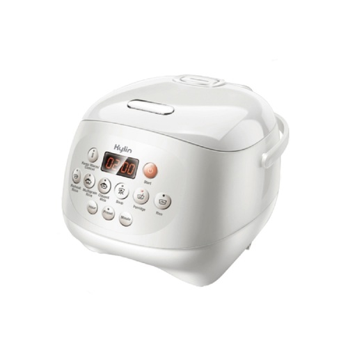 Kylin Electric No Coating Non-stick Healthy Ceramic Rice Cooker in 6 Cups 3L - White