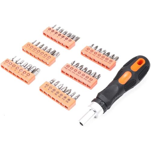 58Pc Ratchet Screwdriver Bits Set Nut Driver Setter Hex Torx Key Phillips Slot