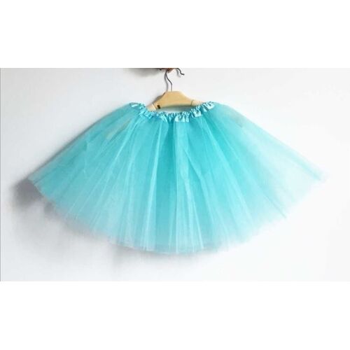 New Kids Tutu Skirt Baby Princess Dressup Party Girls Costume Ballet Dance Wear, Aqua, Kids
