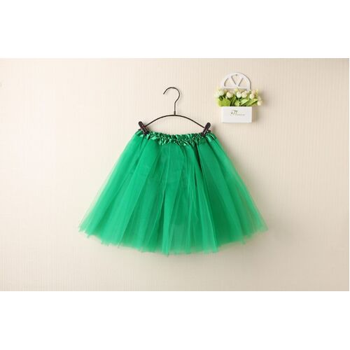 New Kids Tutu Skirt Baby Princess Dressup Party Girls Costume Ballet Dance Wear, Green, Kids