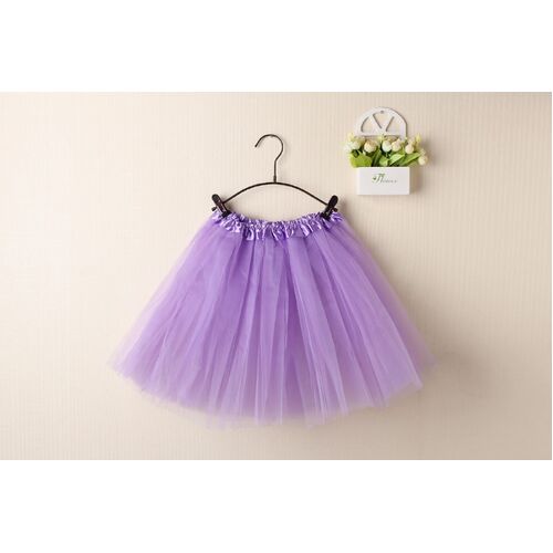 New Kids Tutu Skirt Baby Princess Dressup Party Girls Costume Ballet Dance Wear, Light Purple, Kids