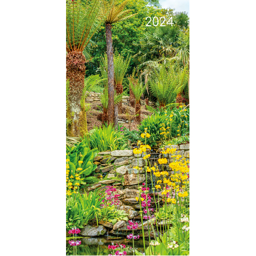 Beautiful Gardens - 2024 Flexi Pocket Diary Premium Planner Christmas New Year
