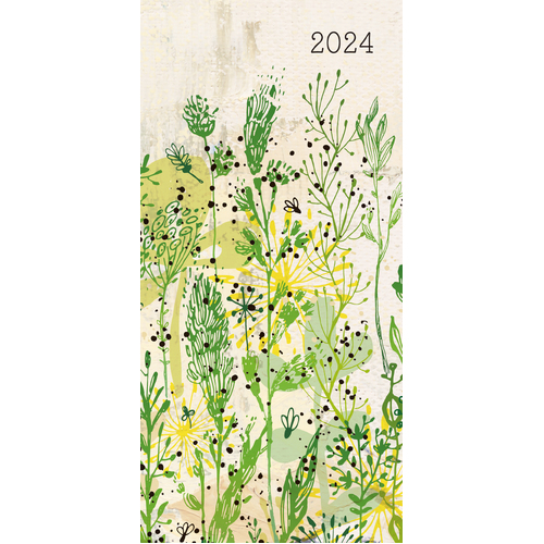 Cotton Grass - 2024 Flexi Pocket Diary Premium Planner Christmas New Year Gift