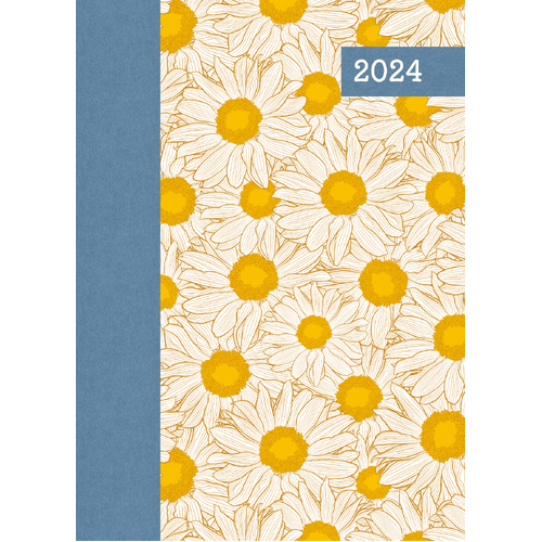 Hazy Daisies 2024 Premium A6 Flexi Pocket Diary Planner Christmas New Year Gift