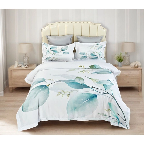 Angelis Leaves Quilt Cover Set - Queen Size