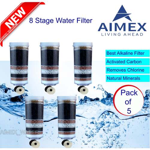 8 Stage Water Filter Cartridges x 5