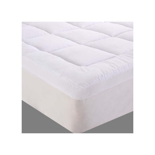 bamboo cotton fitted mattress topper double