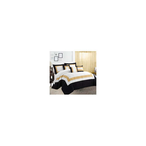 10 piece comforter and sheets set king gold