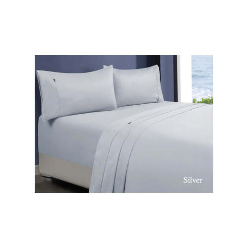 1000tc egyptian cotton sheet set 1 double silver
