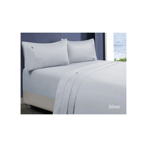 1000tc egyptian cotton sheet set 1 king single silver