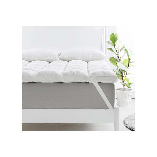 duck feather down mattress topper 1800gsm queen