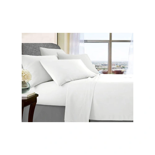 ultra soft microfibre sheet set king single white