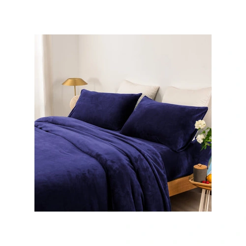 thermal microplush sheet set queen midnight