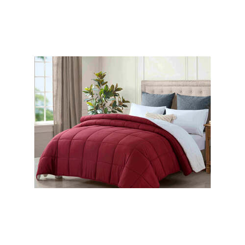 king size reversible plush soft sherpa comforter quilt red
