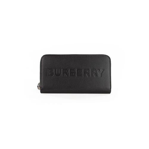 Burberry Elmore Black Branded Logo Clutch Wallet One Size Women