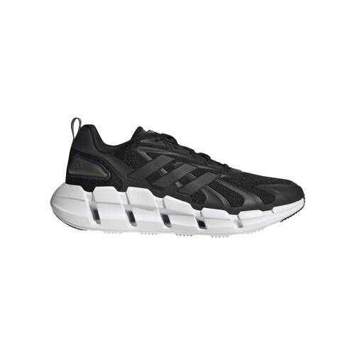 Adidas Mesh and Leatherette Running Shoes for Women in Carbon Core Black - 9 US