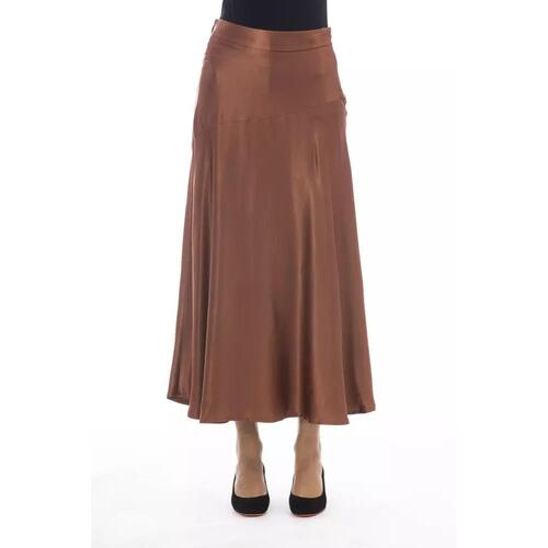 Alpha Studio Women's Brown Viscose Skirt - W42 US
