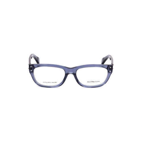 Alexander McQueen Unisex's Blue Acetate Frames - One Size