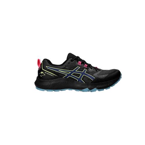 ASICS Breathable Trail Running Shoes with Cushioned Comfort in Black - 10 US