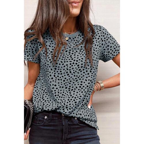 Azura Exchange Cheetah Print Short Sleeve T Shirt - 2XL