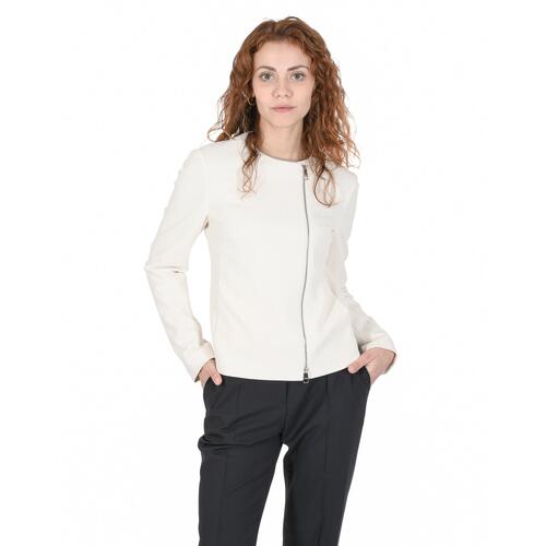 Hugo Boss Women's White Nylon Blend Jacket in White - 36 EU
