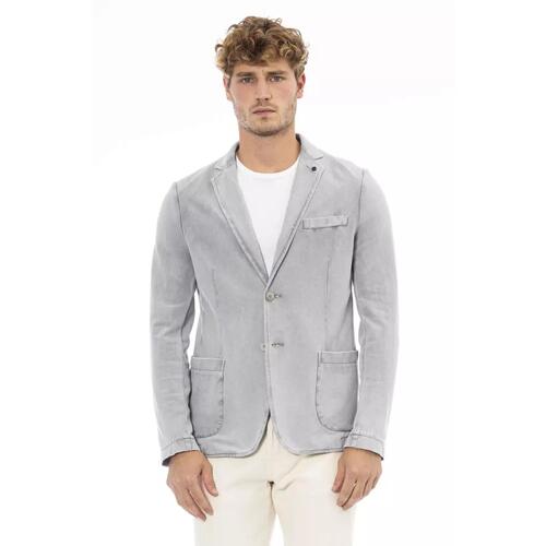 Button Closure Jacket with Front Pockets 50 IT Men