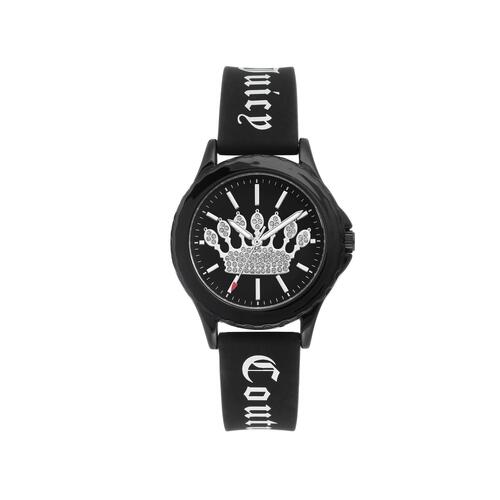 Black Rhinestone Fashion Watch One Size Women