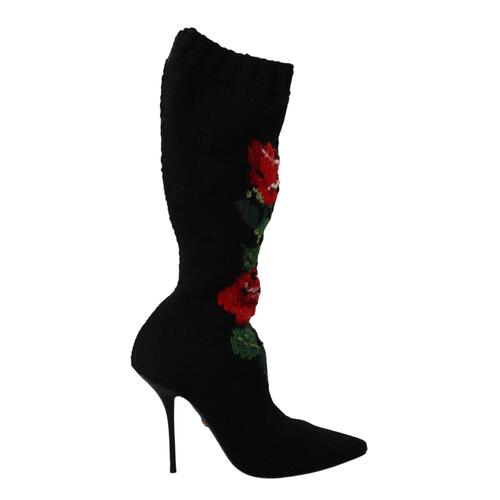 Dolce & Gabbana Stretch Socks Boots 36.5 EU Women